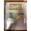 Image 3 : Binder Of 5 1937-2004 Canadian Twenty Dollar Bills