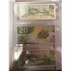 Image 5 : Binder Of 5 1937-2004 Canadian Twenty Dollar Bills