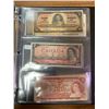 Image 2 : Binder Of 5 1937-1986 Canadian Two Dollar Bills