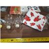 Image 4 : LOT OF HOUSEHOLD -CANDLES, NAPKINS, POTPOURRI HOLDERS, ETC