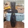 Image 1 : TALL BLACK GLASS VASE