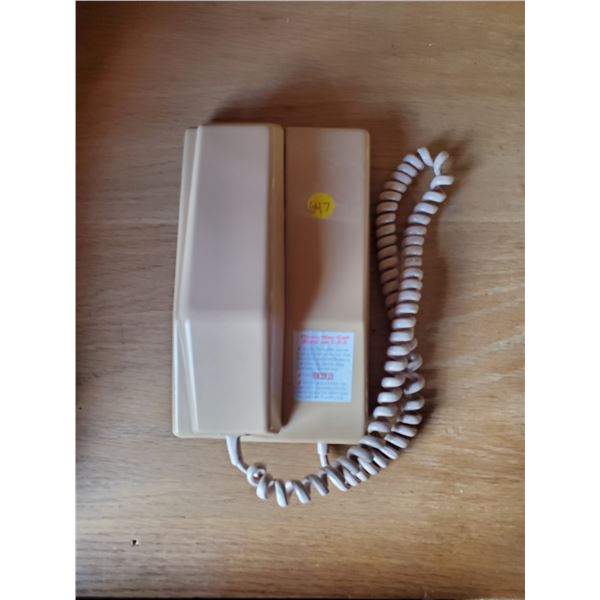 WALL MOUNT ROTARY DIAL TELEPHONE