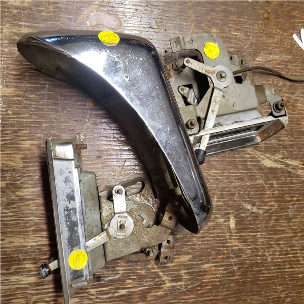 vintage car parts, radios