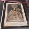 Image 1 : religious print framed Polish water damaged Approx. 24" x 19"