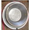 Image 2 : two large bowls one enamel one aluminum