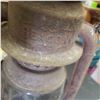 Image 10 : two antique lamps wind proof with glass in excellent condition