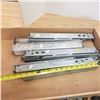 Image 1 : four sets of 16" full extension drawer slides  accurate