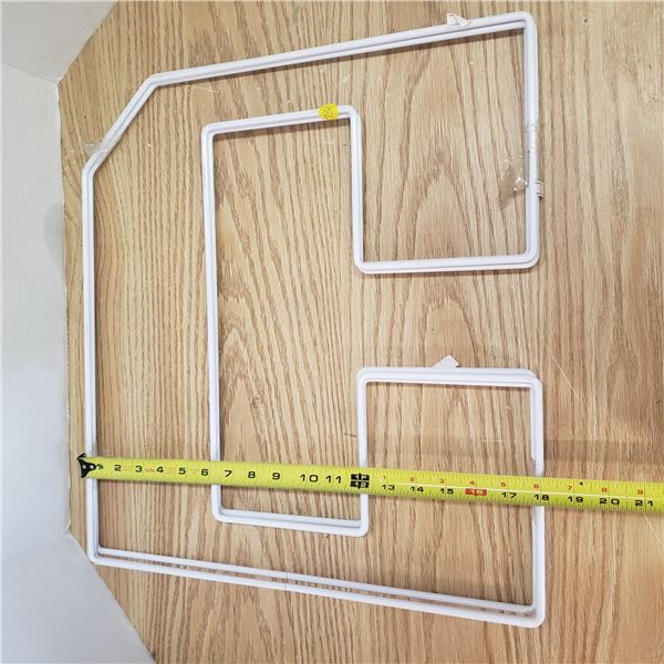 3 tray dividers , ideal for bas of the pantry unit storage sheets etc.