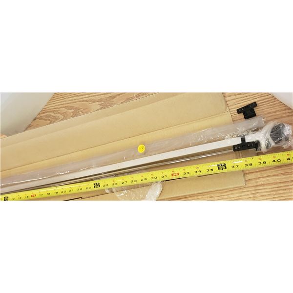 aluminum round stock and 1 plastic cover