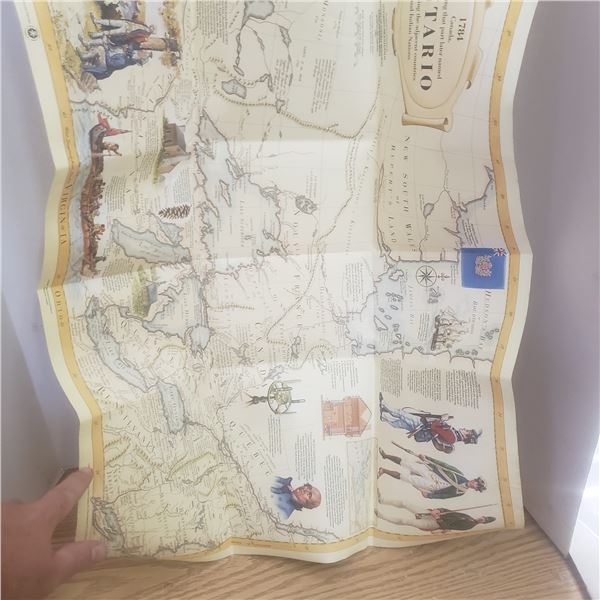 1784 Canada including that later named Ontario Quebec and USA