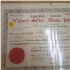 Image 1 : 100 shares with Victory Silver Mines 1927