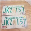 Image 1 : 2008 Pair of Same # on license plate 875 AMN  Saskatchewan