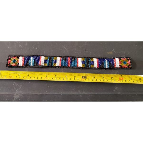 VINTAGE BEAD WORK BELT -GLASS BEADS?