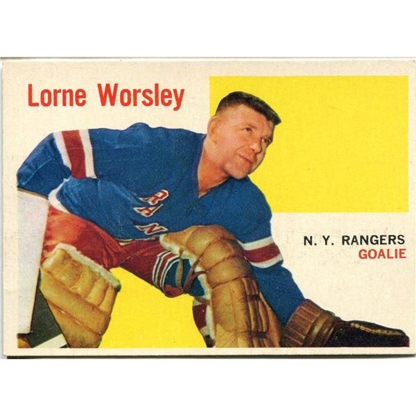 1960/61 TOPPS CARD LORNE WORSLEY