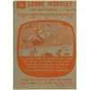 Image 2 : 1960/61 TOPPS CARD LORNE WORSLEY