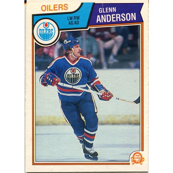 1983/84 OPC CARD GLEN ANDERSON