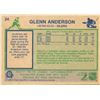 Image 2 : 1983/84 OPC CARD GLEN ANDERSON