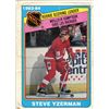 Image 1 : 1984/85 OPC CARD STEVE YZERMAN -ROOKIE LEADER