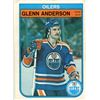 Image 1 : 1982/83 OPC CARD GLEN ANDERSON -2ND YEAR CARD