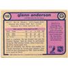 Image 2 : 1982/83 OPC CARD GLEN ANDERSON -2ND YEAR CARD