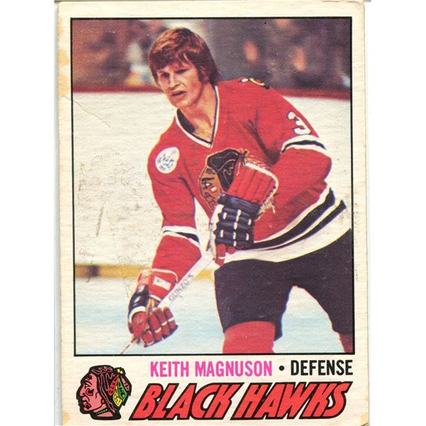 1977/78 TOPPS OPC CARD KEITH MAGNUSON