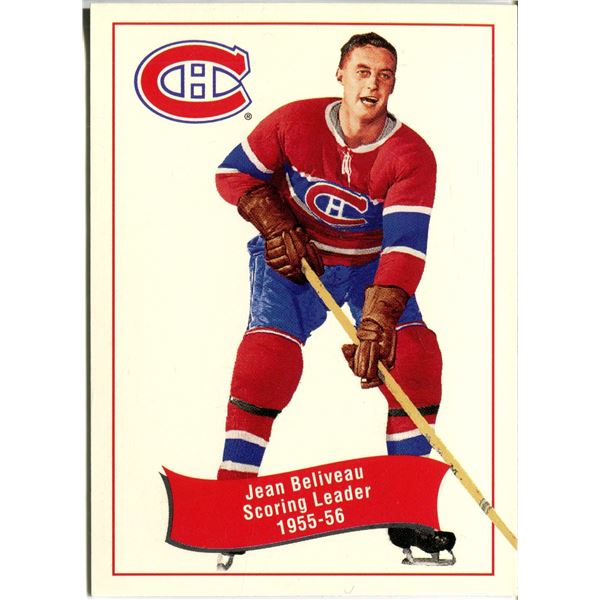 PARKHURST CARD JEAN BELIVEAU -SCORING LEADER