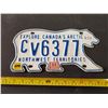 Image 1 : 1994 POLAR BEAR LICENSE PLATE