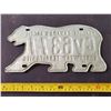 Image 2 : 1994 POLAR BEAR LICENSE PLATE