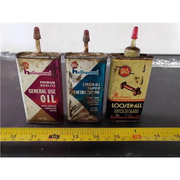 3 WHIZ MULTI PURPOSE OILERS