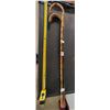 Image 1 : 2 WOODEN CANES -1 BAMBOO