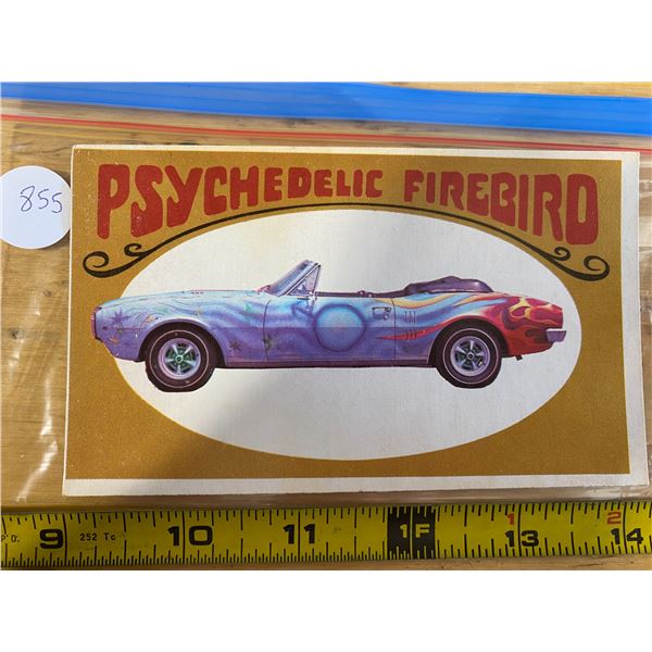 1970 Topps Way Out Wheels #12 of 36 PSYCHEDLIC FIREBIRD “Dean Martin” Movie car