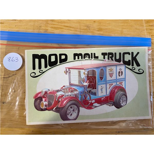 1970 Topps Way Out Wheels #24 of 36 MOD MAIL TRUCK Model Products