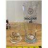 Image 1 : Vintage  KFC juice glass and Original 16 beer glass