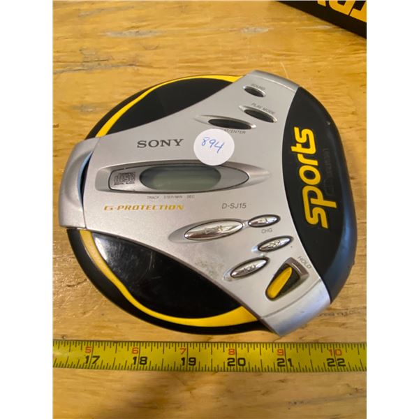 SONY Sports CD Walkman Powers up, otherwise not working