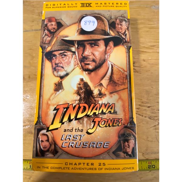 Indiana Jones Chapter 25 VHS “The last Crusade”