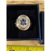 Image 2 : Toronto Maple Leafs Stanley Cup Ring 1932 Plastic With case.  Ring shows CHI, MTL,NYR  Results