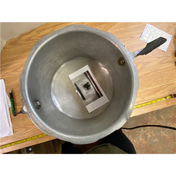 Original 1960 KFC Pressure Cook Pot. No Lid Stamped to handle mount, “KFC 9”, 9 represents specific 