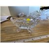 Image 4 : Footed crystal candy dish2 ½ “W x 4 ½’ L x 2 “ Height.