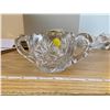 Image 3 : Crystal sugar bowl H 2 ¾ “ x W 3 ½ “