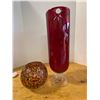 Image 1 : 2X Vase  Red