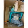 Image 2 : BOX OF BASKETS & SEWING SUPPLIES