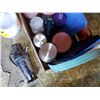 Image 2 : BOX FULL OF THERMOS', HOUSEHOLD CANISTERS,  ETC