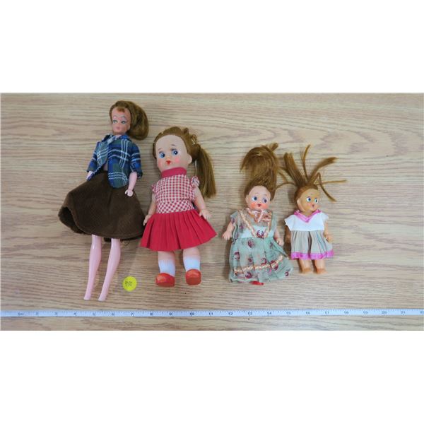 4 Vintage Dolls