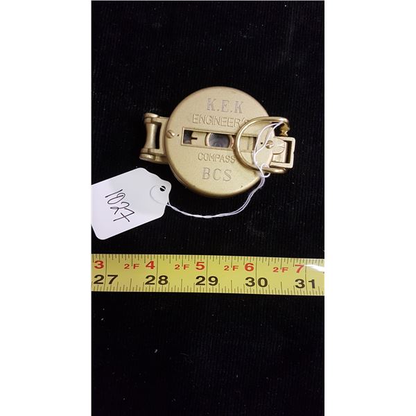 Engineers fold out pocket compass