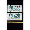 Image 1 : 1974 Sask. Farm license plates matching pair