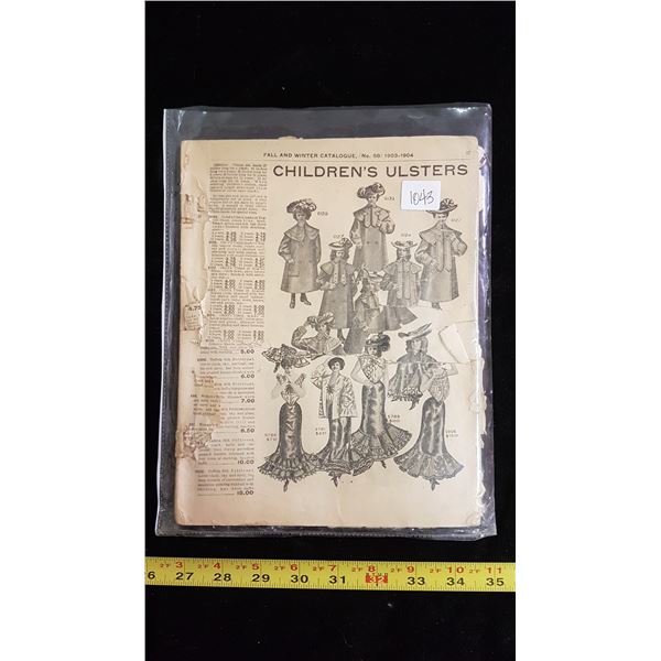 1903-1904 original Eaton's catalogue RARE