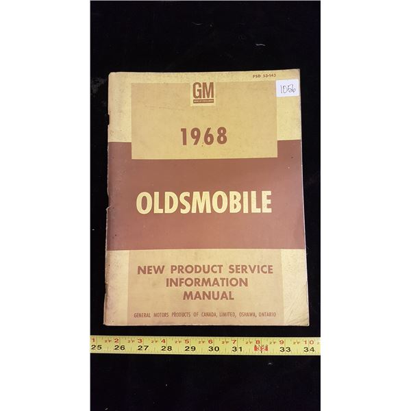 1968 Oldsmobile car manual