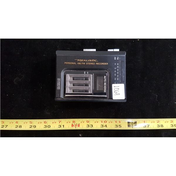 Walkman radio/cassette player