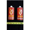 Image 2 : Vintage Fisher/Auer lighter fluid tins empty