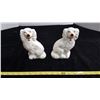 Image 1 : Pair of English Staffordshire pug dogs